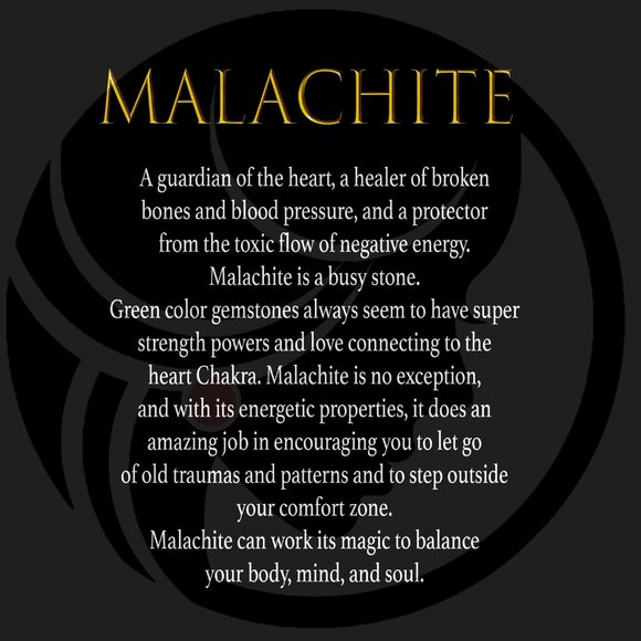 Men's bracelet with lava rock and Malachite stones. Toggle clamp. - Picture 2 of 5